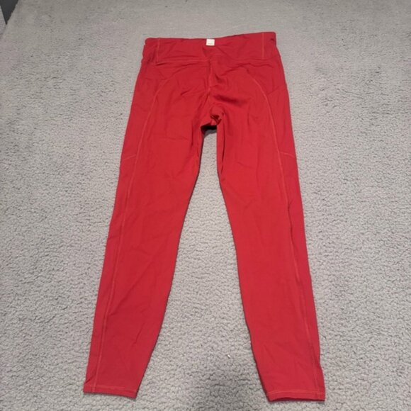VUORI Stride Legging Red Size Large Women's Performance Legging VW429 - Picture 8 of 13